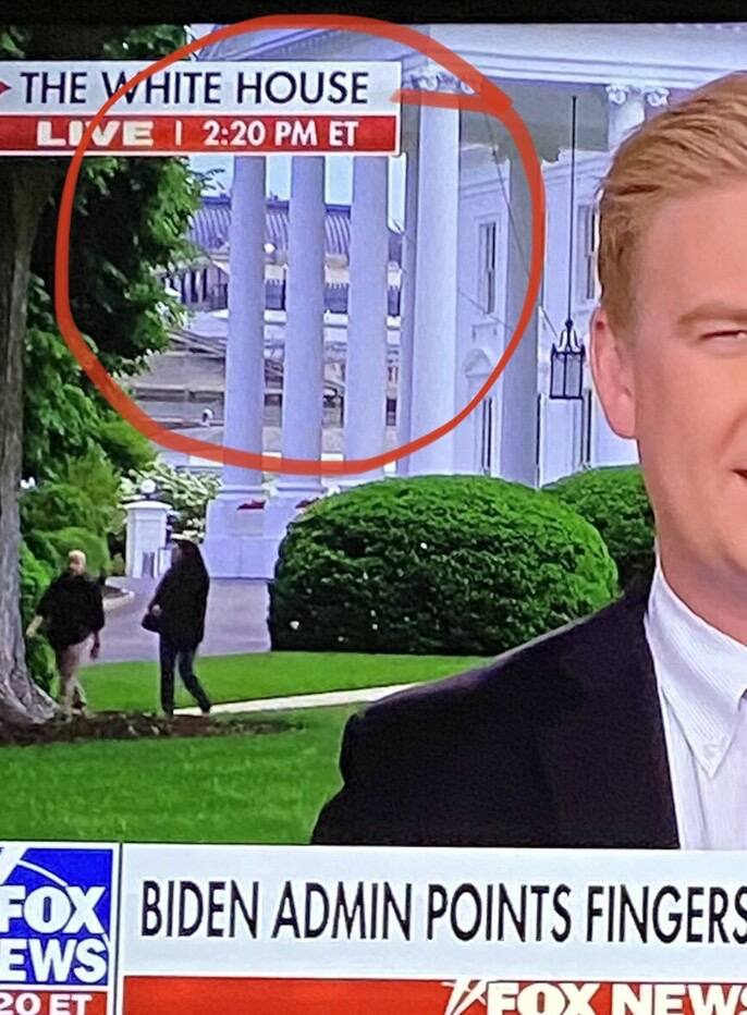 What’s with the Fake White House?