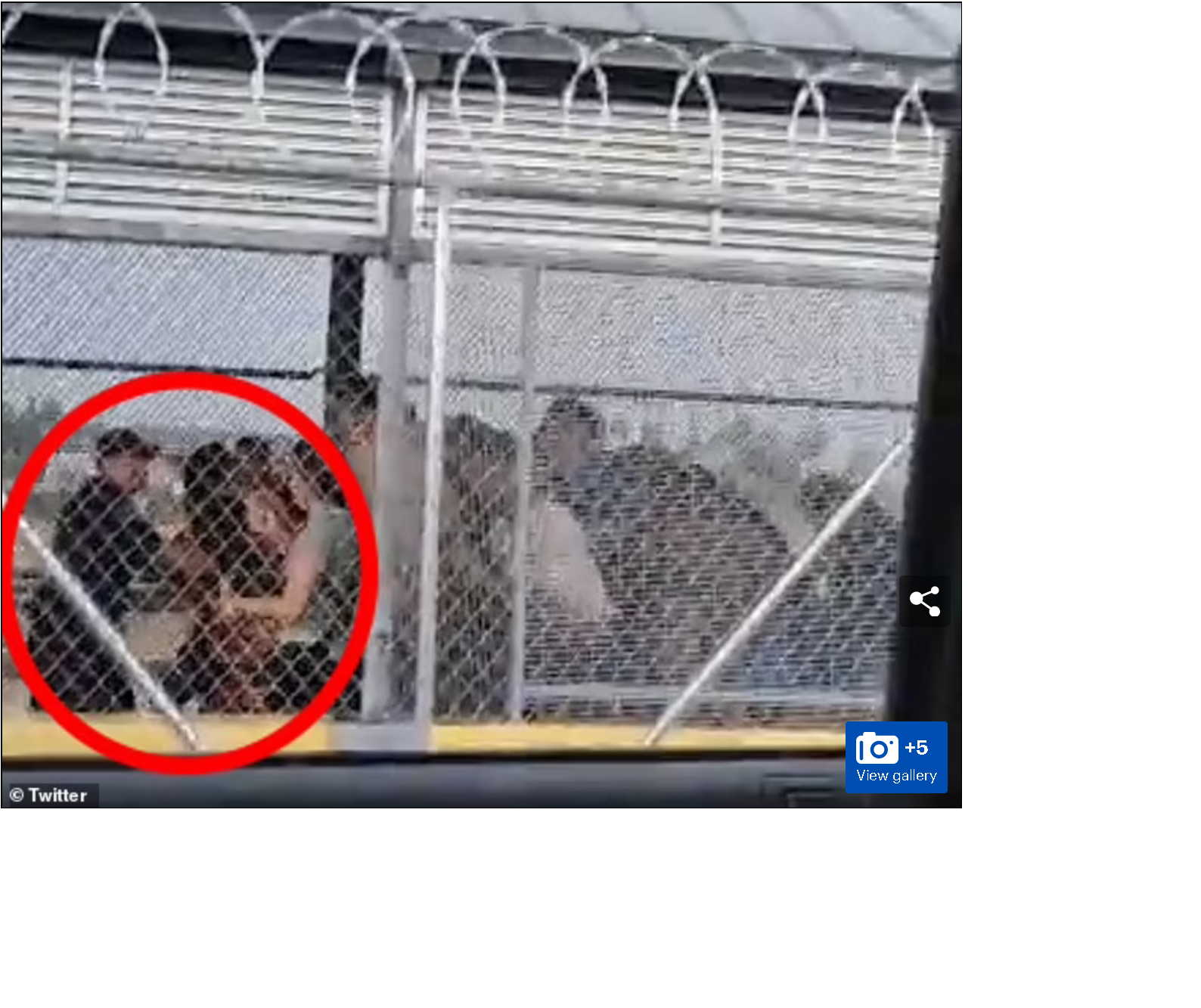 Hundreds of migrants rush across the Mexico-United States border bridge to reach Texas