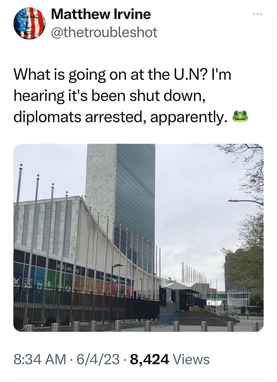 Has the UN been shut down?