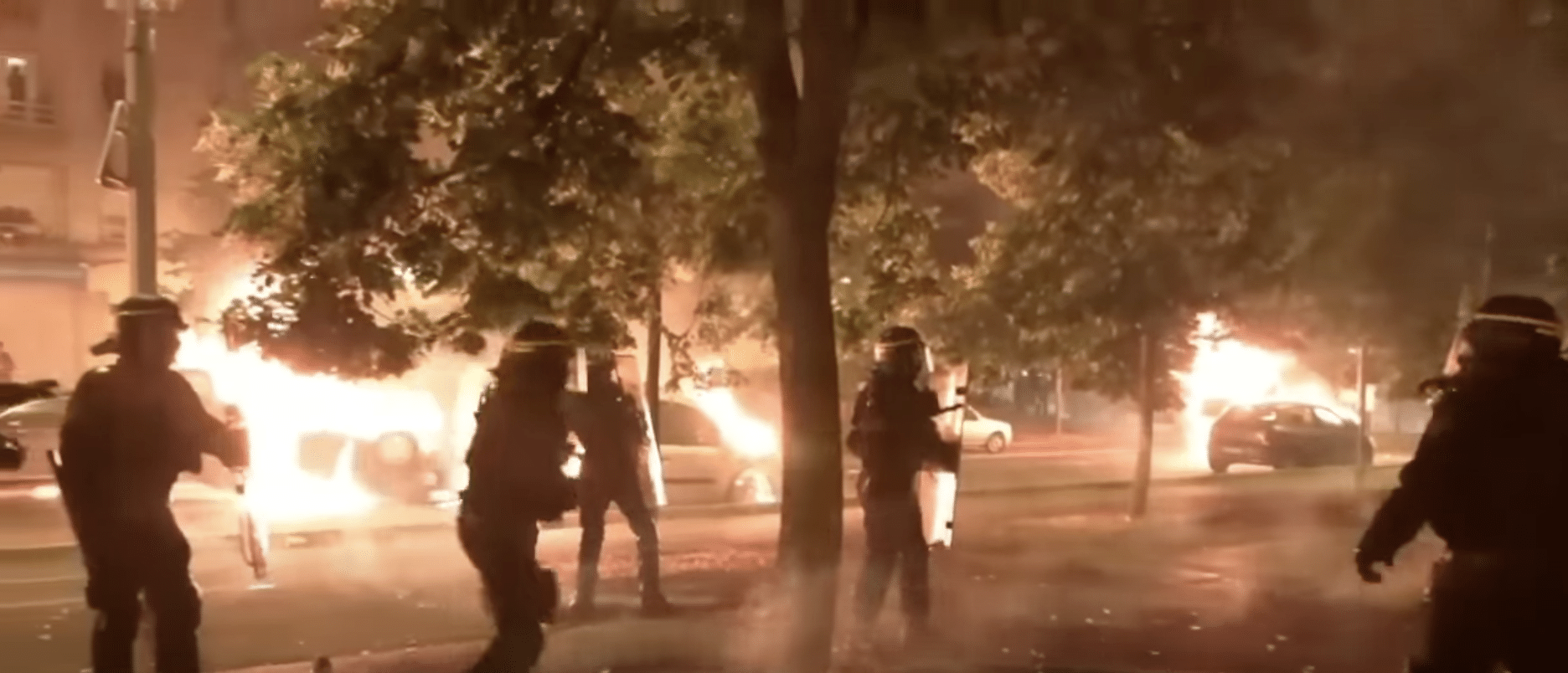 Paris protests spread to Switzerland and Belgium prompting Macron to hold “emergency meetings”