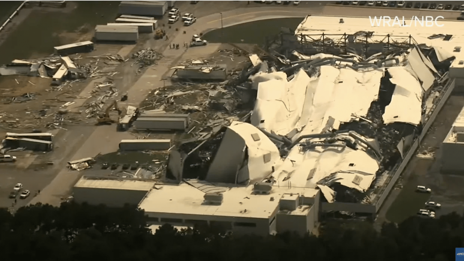 Judgment: A Pfizer facility was struck by the tornado that ravaged North Carolina
