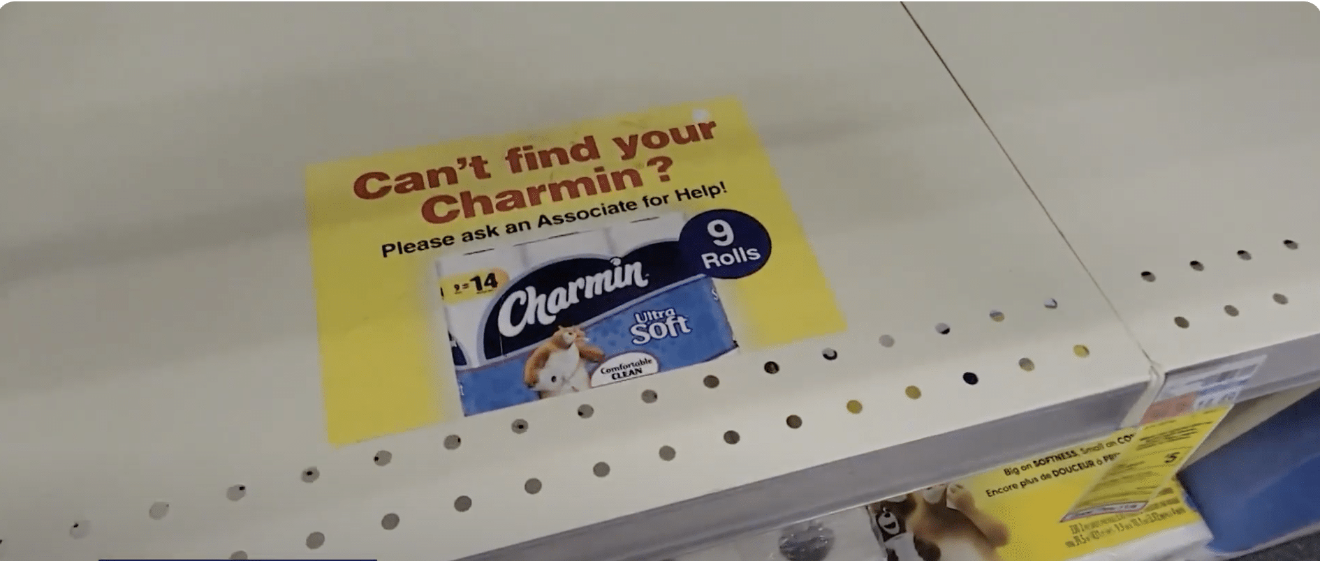 Theft is so bad in Washington DC that CVS is only displaying pictures of toilet paper products on shelves