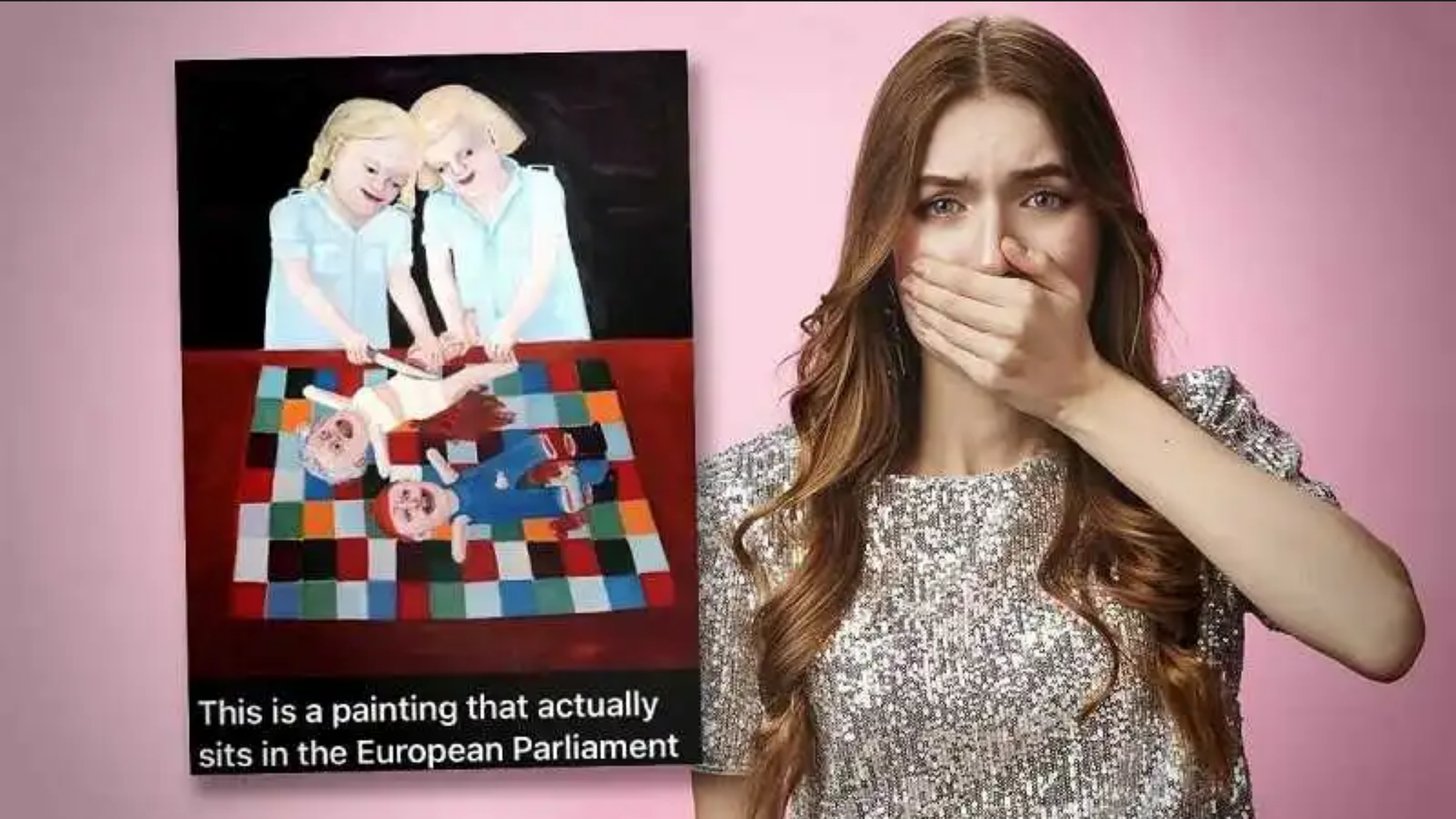 Disgusting: Pedophile cannibal photos exhibited in EU parliament