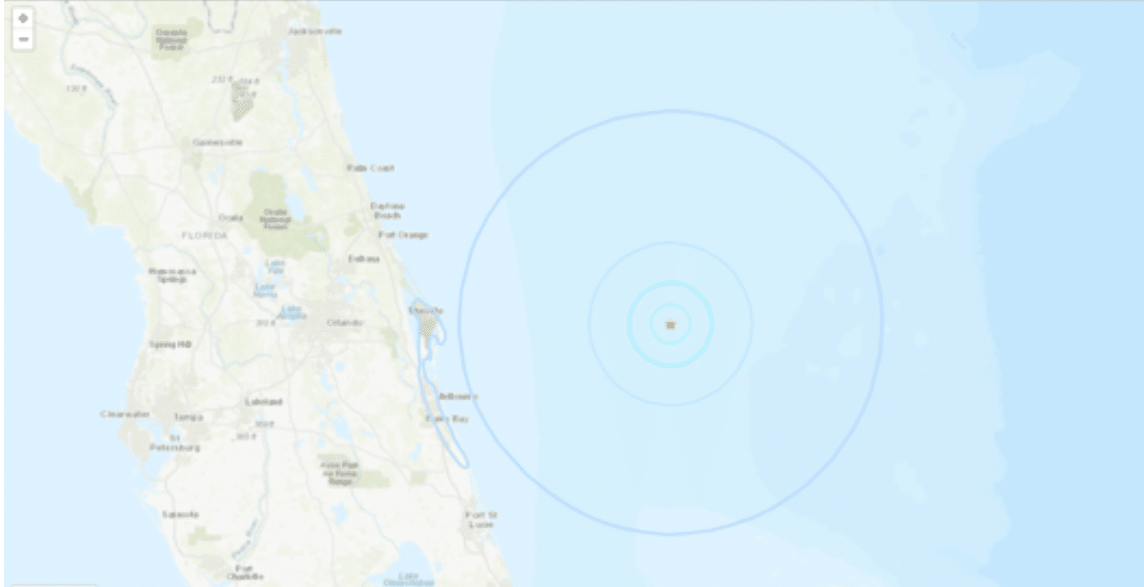 Rare 4.0 magnitude earthquake recorded off of Florida’s east coast