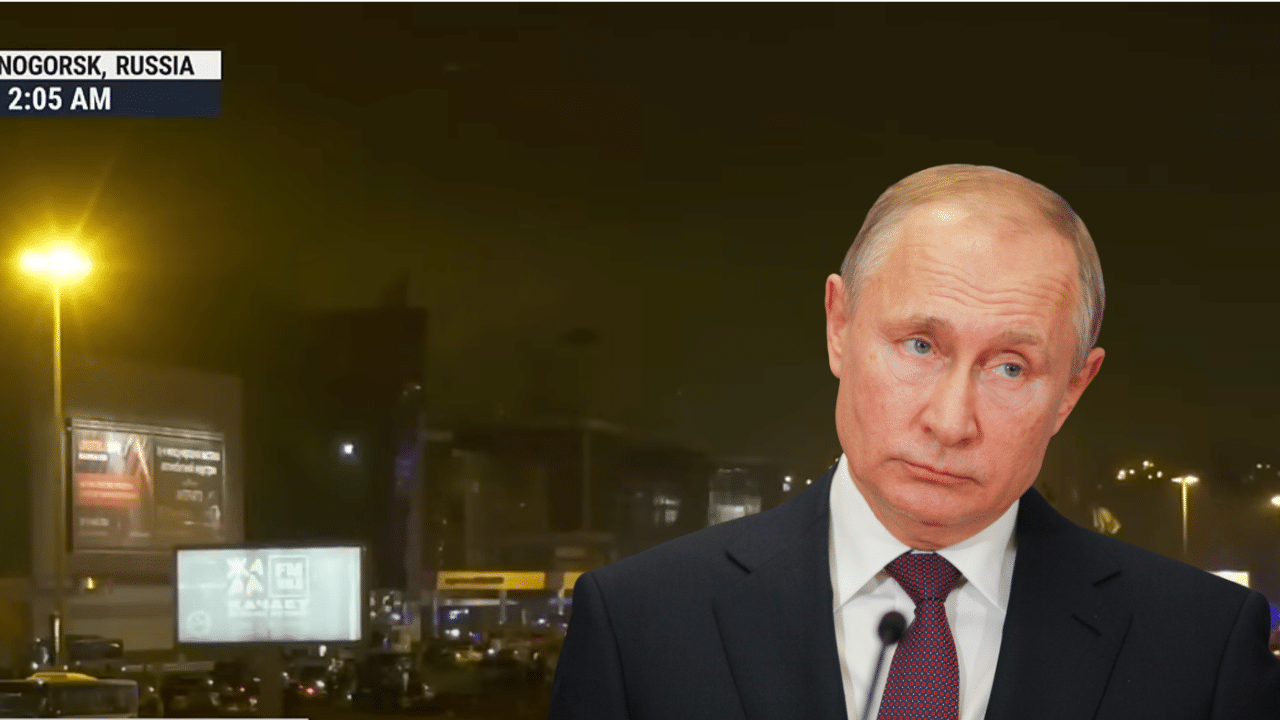 Putin appears to hint Russia is seeking to blame Ukraine for the Moscow massacre