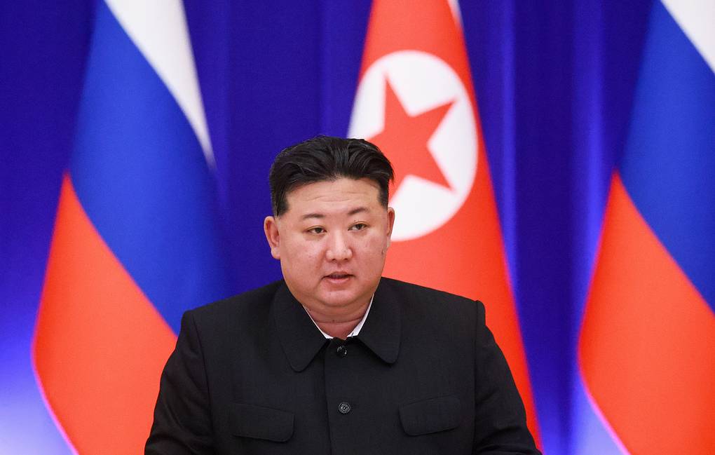 North Korean leader meets with Russian military delegation