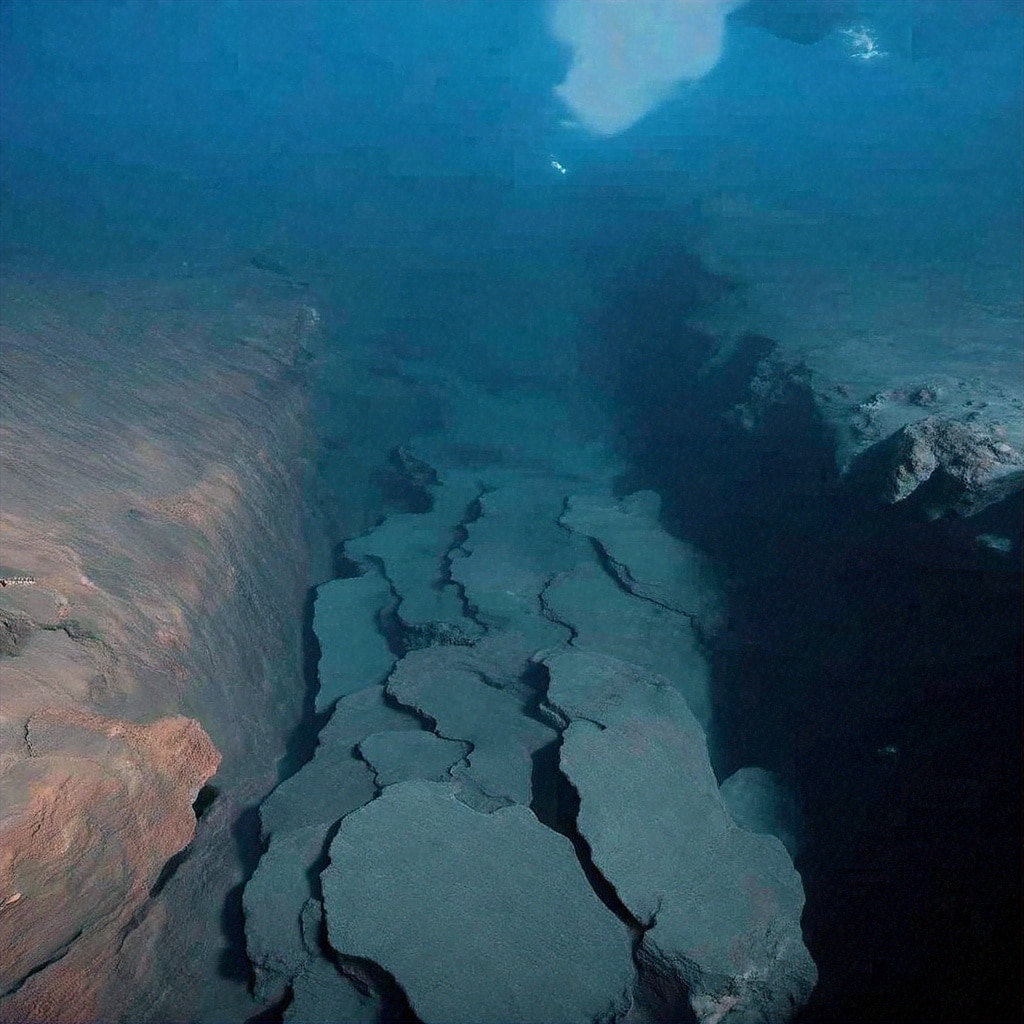 Scientists warn that the tectonic plate under the Pacific Ocean is being torn apart