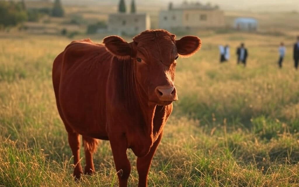Controversy: Rabbi says there is no red heifer suited for ceremony of third temple in Israel