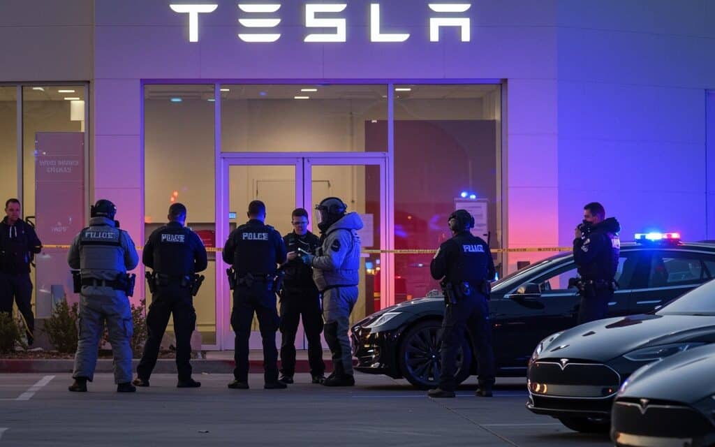 Multiple bombs discovered inside Tesla showroom in Texas