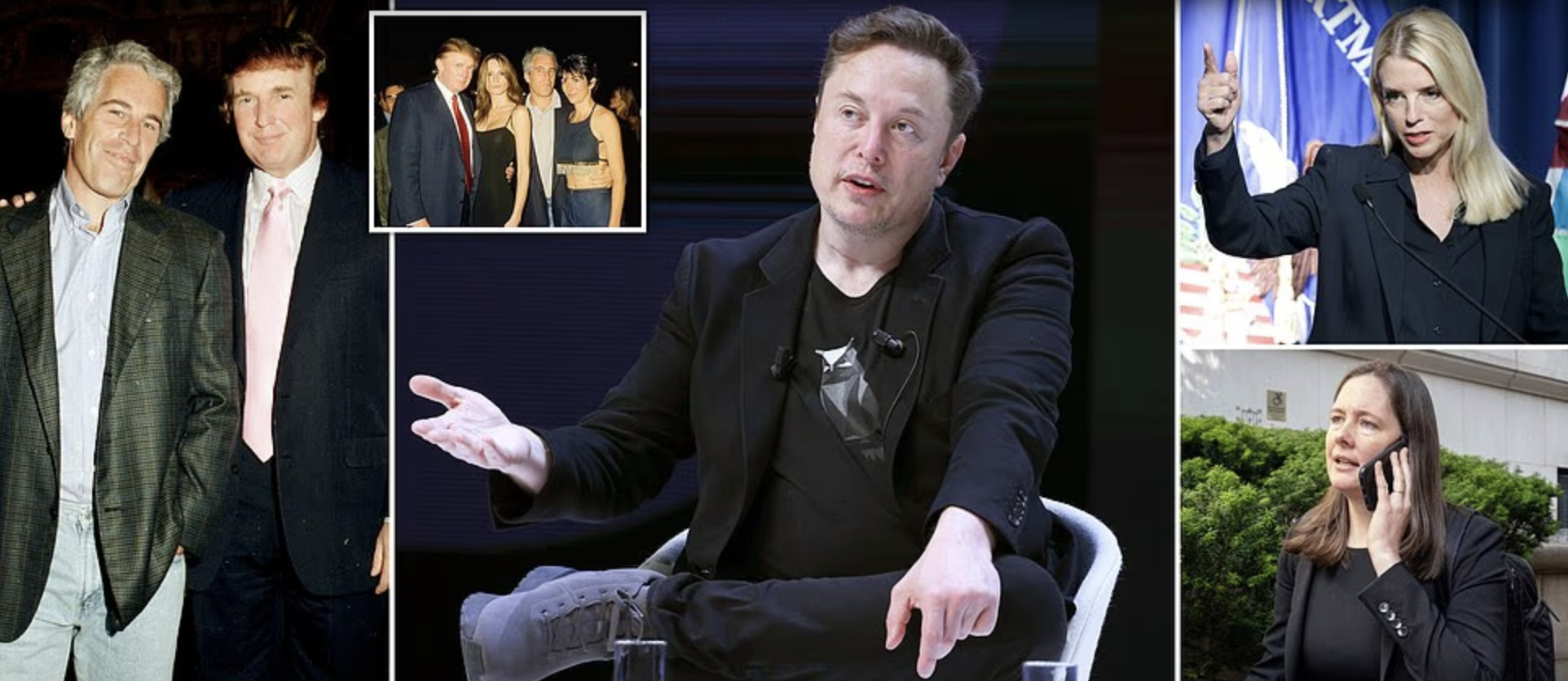Musk demolishes Trump’s explosive claim that Democrats created Epstein files ‘hoax’ and Bondi FIRES woman who knew everything