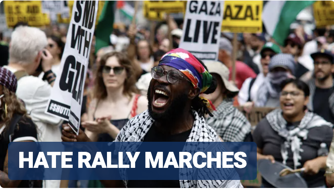 Thousands of protestors storm Manhattan calling for ‘global intifada,’
