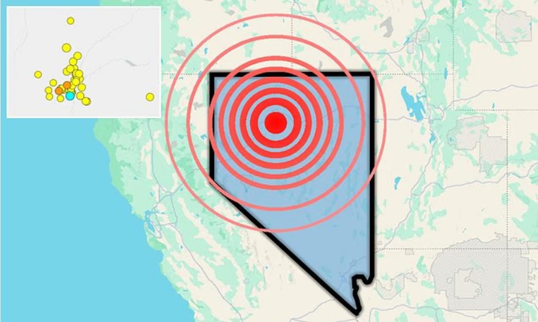 Earthquake swarm continues near Nevada supervolcano sparking fears of an eruption