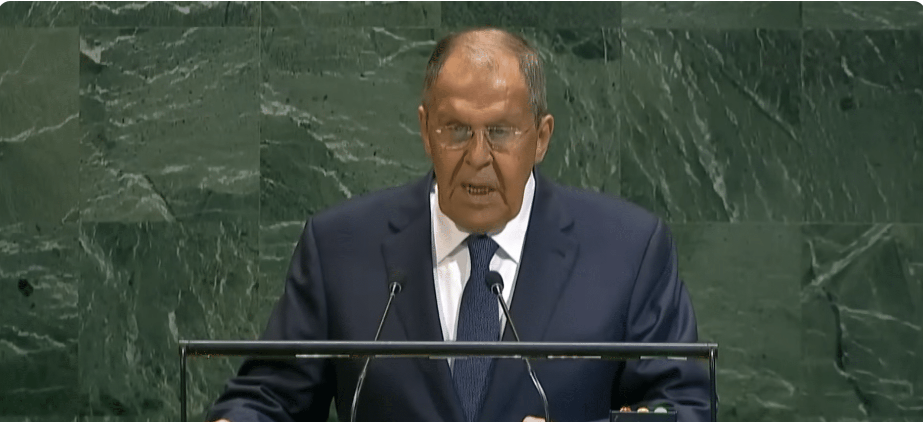 Russia’s foreign minister warns U.N. that any aggression against Russia will meet a ‘decisive response,’