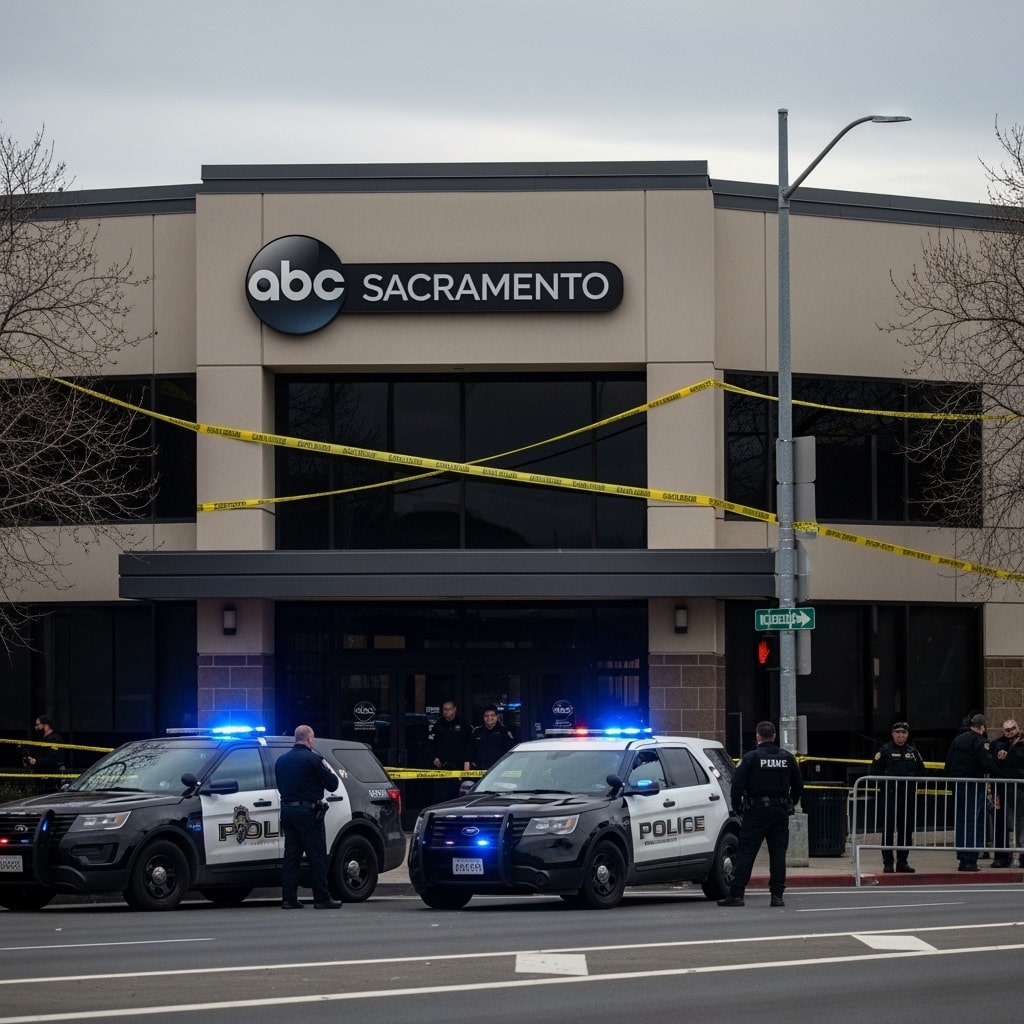 ABC Sacramento affiliate station riddled with bullets