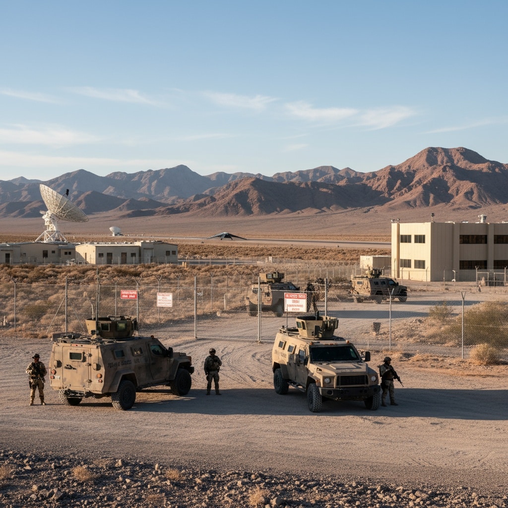 Gunman opens fire outside of Air Force base in Nevada linked to Area 51