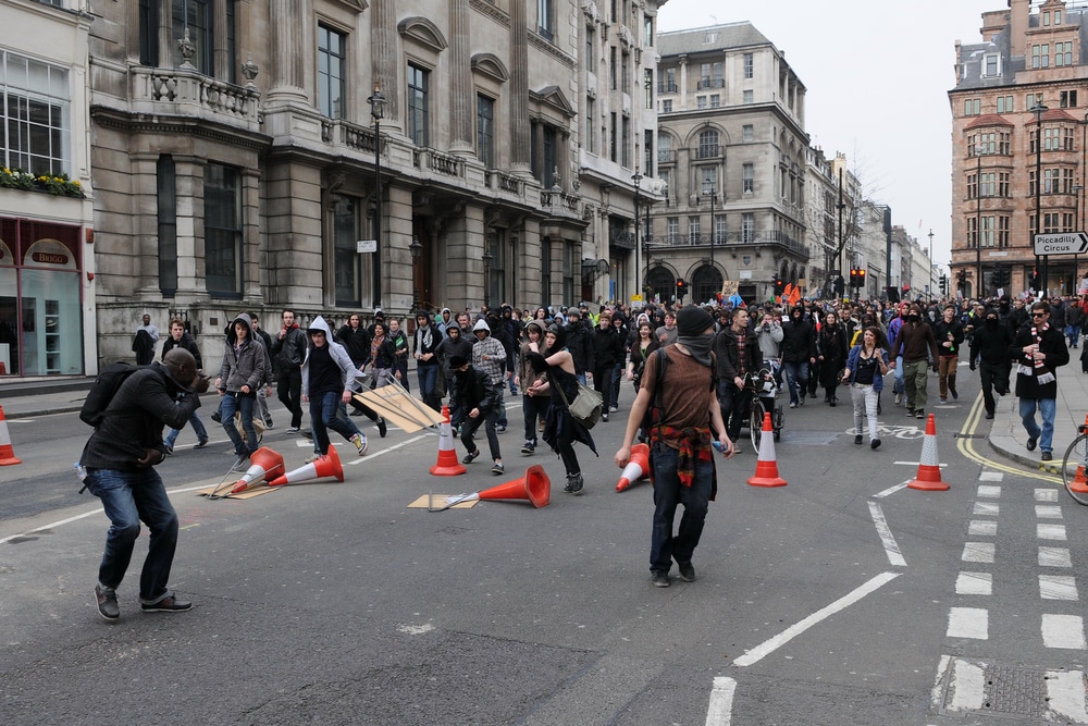 Critics Warn Unrest in the UK Could Boil Over into Civil War