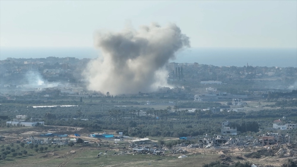 Israeli airstrikes on the Gaza Strip continue following Trump’s call for them to stop