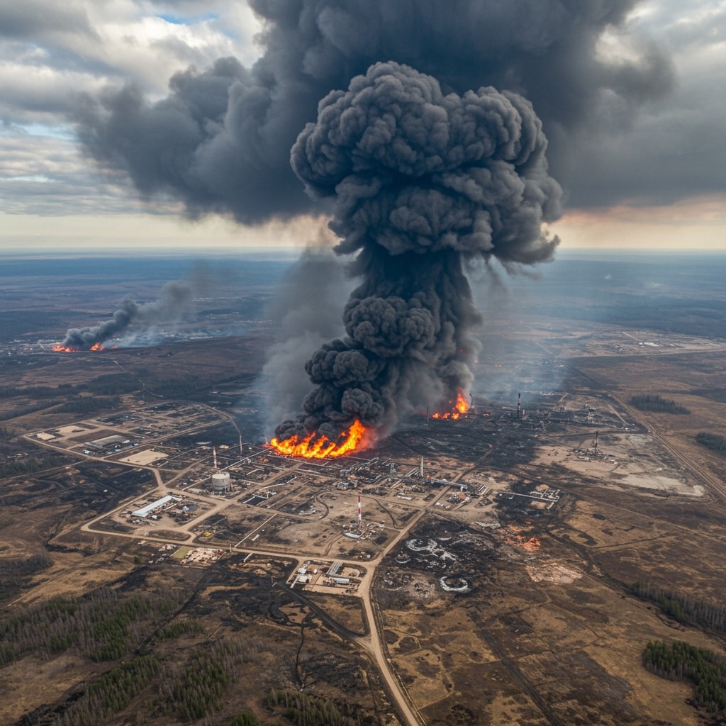 Ukraine strikes Russian energy sites with the help of US – Kremlin warns West over ‘dramatic’ escalation