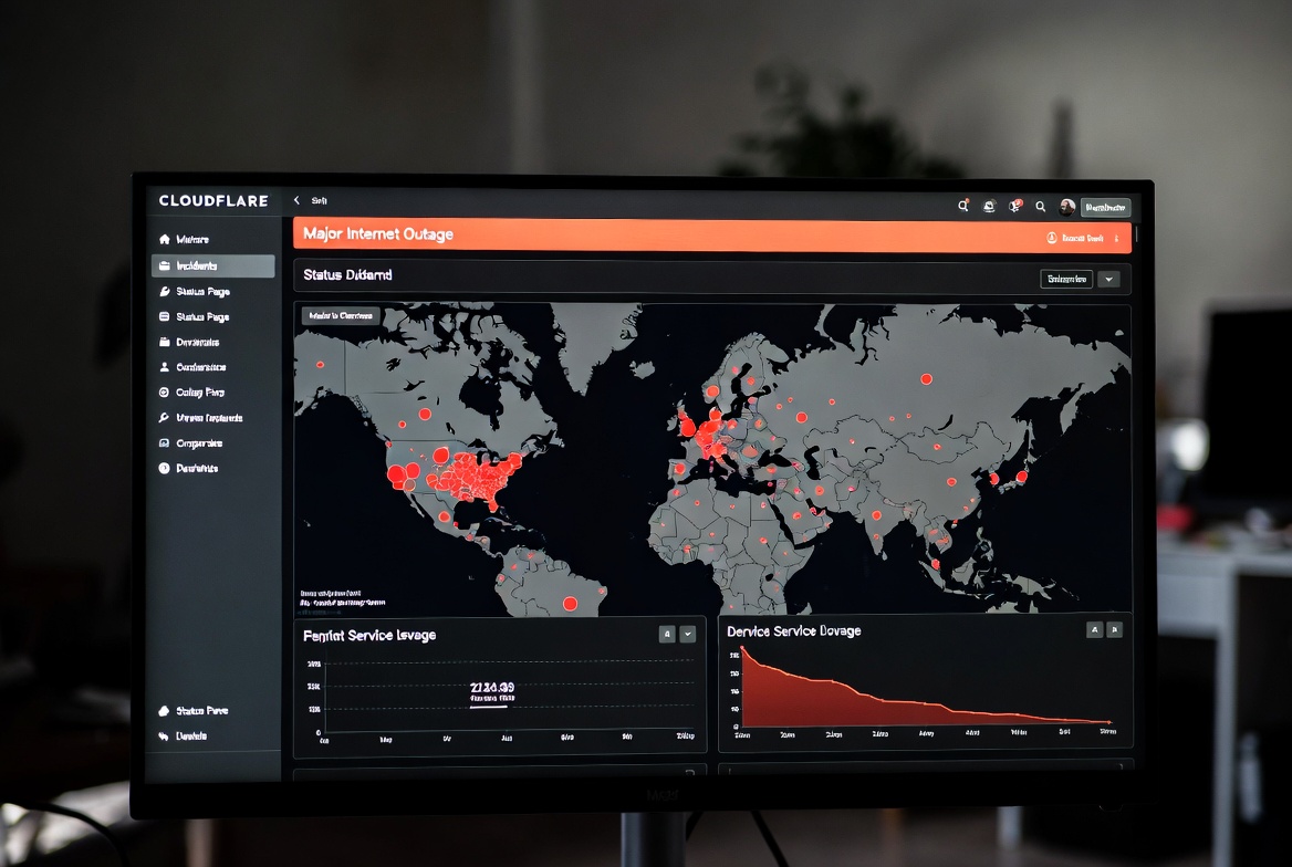 Global Cloudflare outage causes error messages across the internet, Possible cyberattack