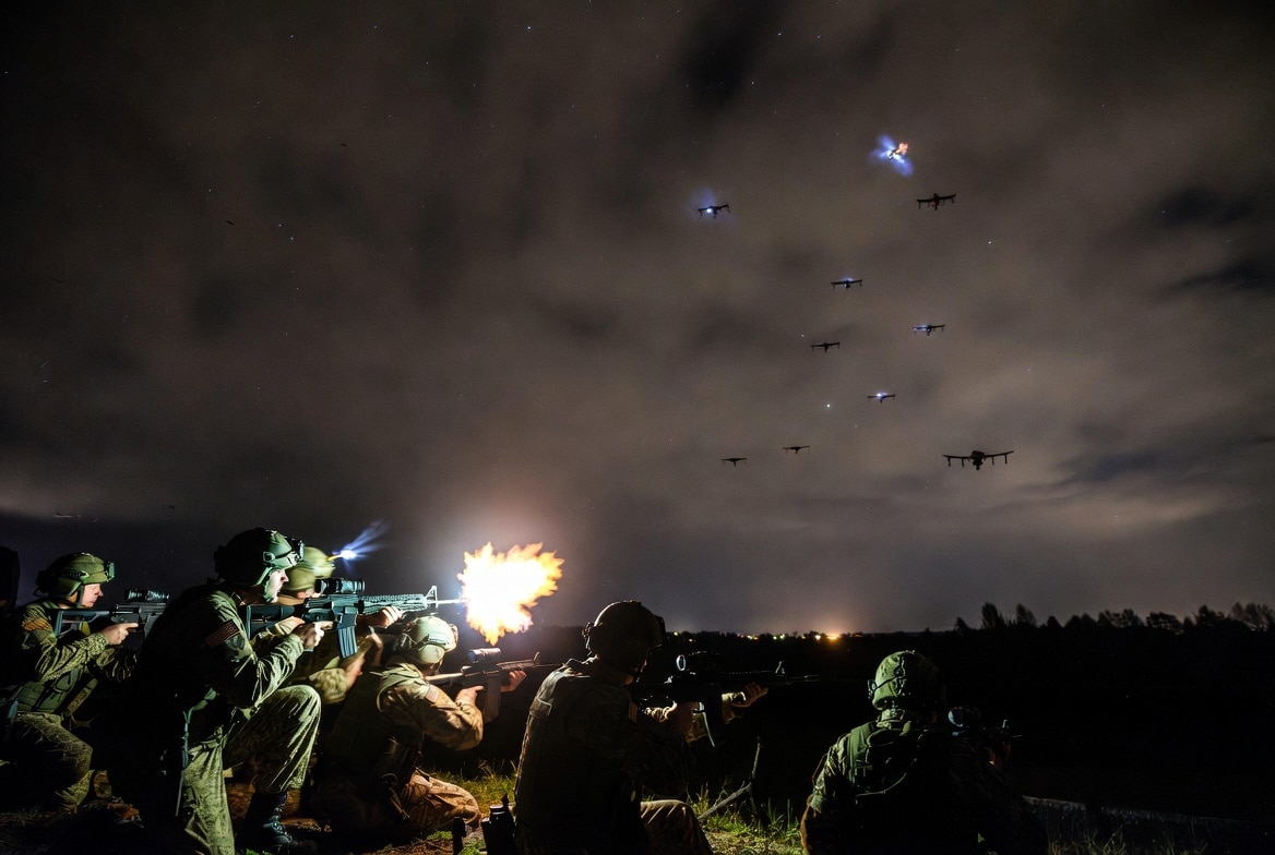 Dutch military opens fire at mystery drones over Volkel Air Base