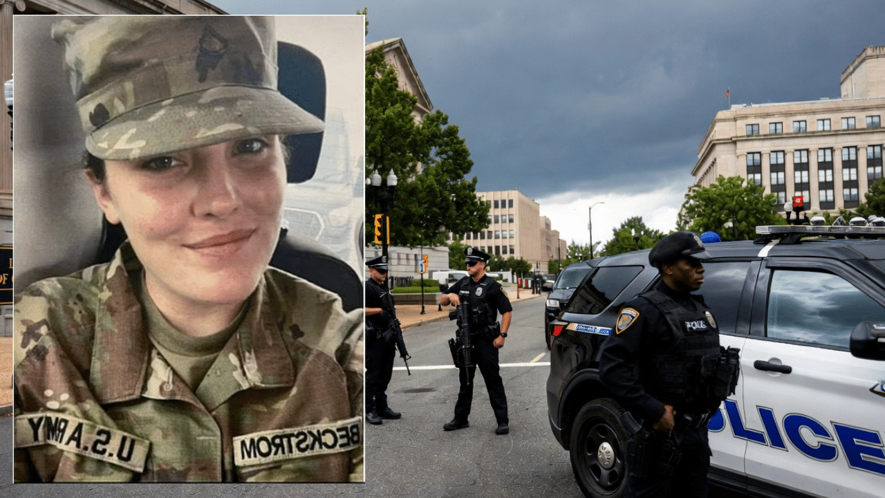 Trump announces National Guard soldier Sarah Beckstrom, 20, is dead after DC ‘terror attack’