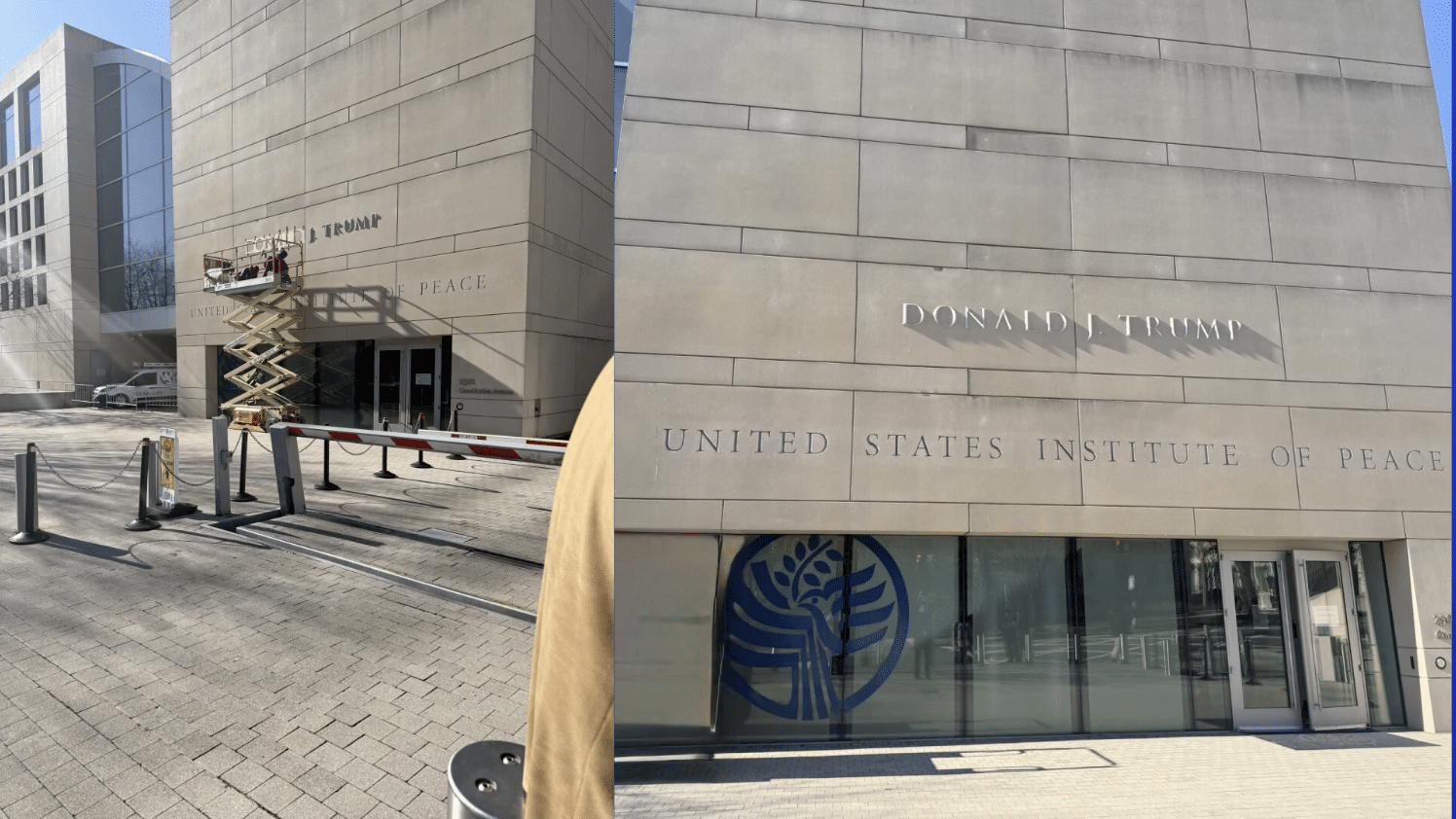 White House renames building the “Donald J. Trump Institute of Peace”