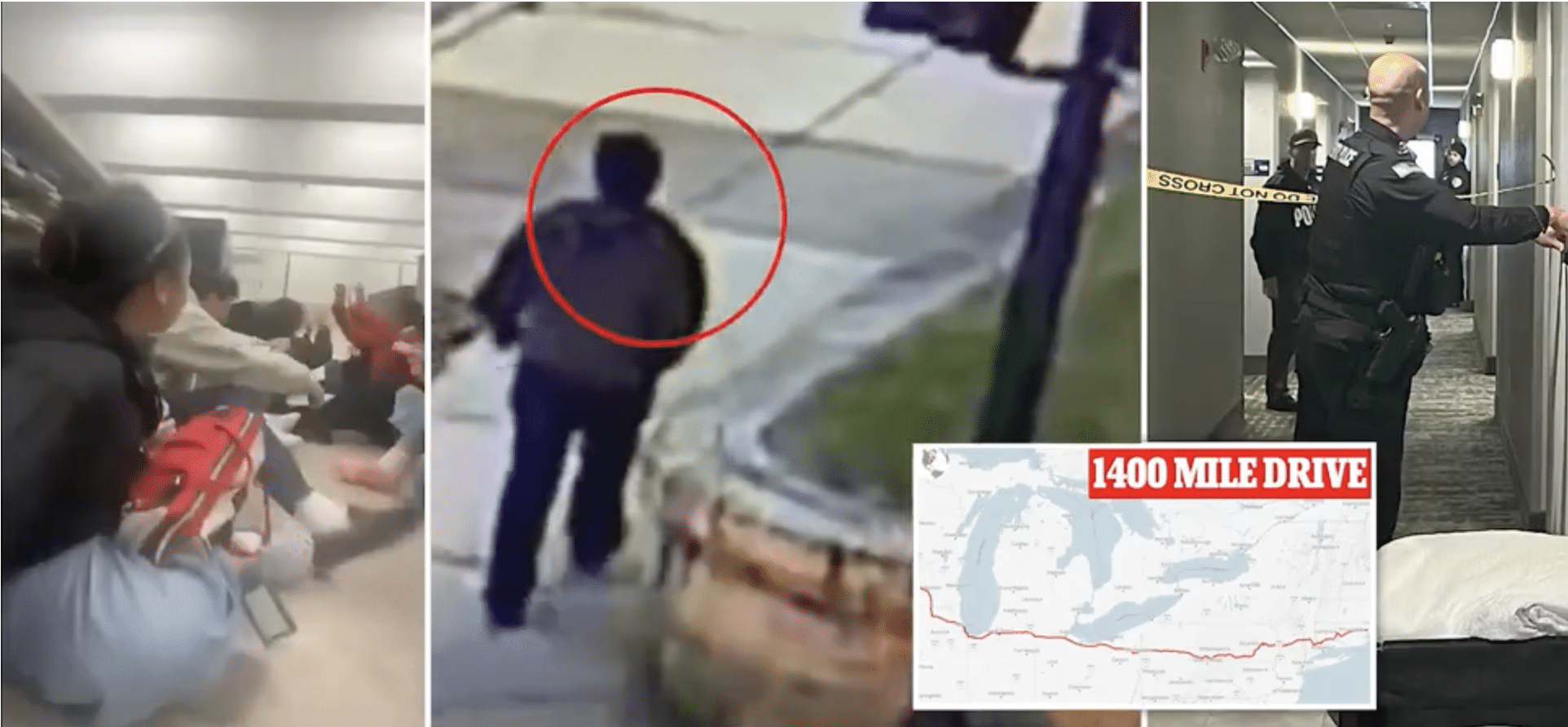 Brown University gunman drove 17 HOURS to Rhode Island with laser-reinforced firearm