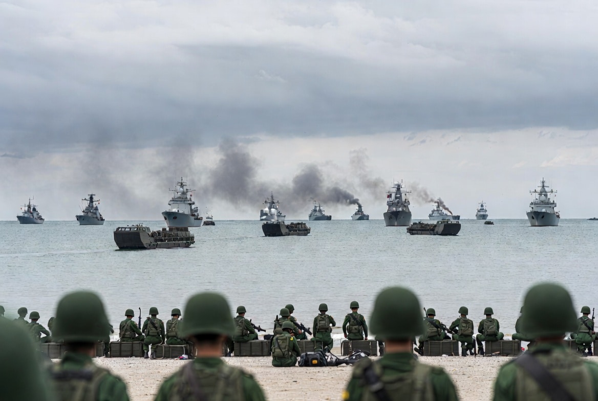 Taiwan places armed forces on ‘high alert’ as China encircles island and launches massive live-fire drills