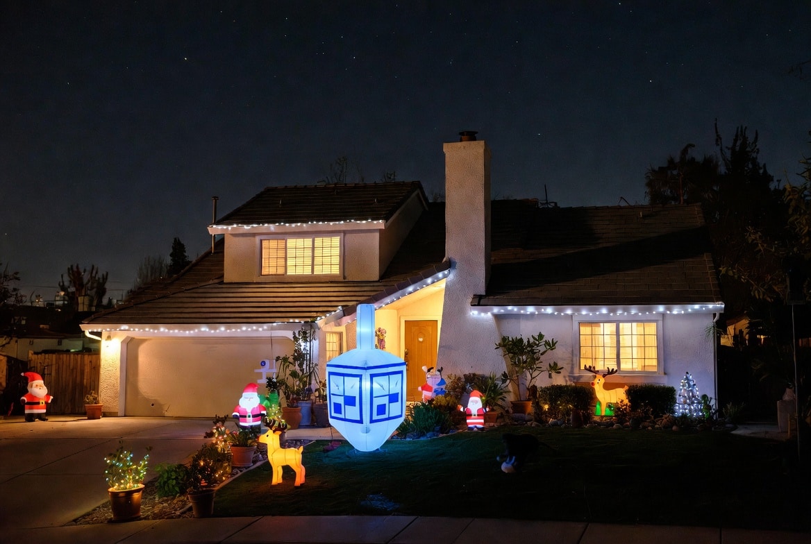 Gunman fires 20 bullets into Jewish family’s Hanukkah-decorated home in California
