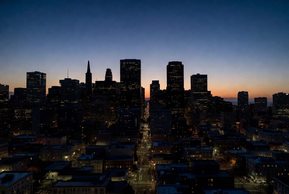 Massive power outage plunges ONE THIRD of San Francisco into darkness as mayor warns residents not to leave their home