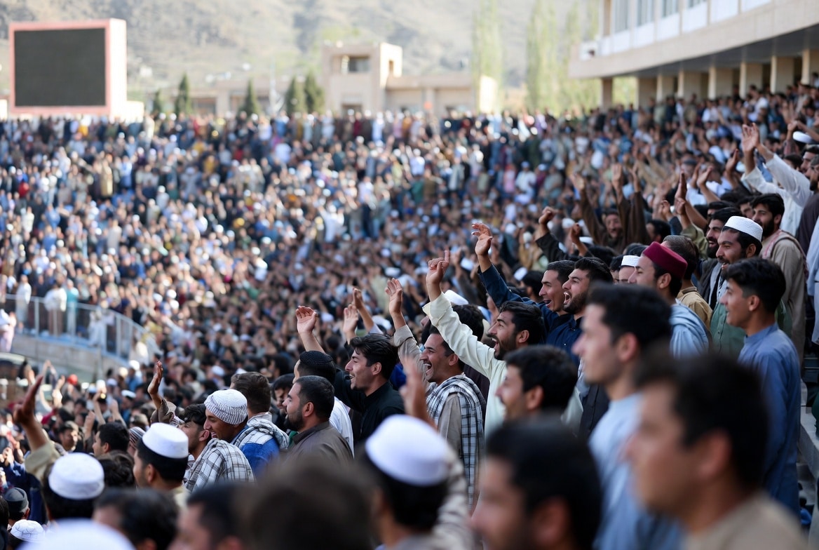 Taliban force 13-year-old boy to execute relative in front of 80K people at stadium