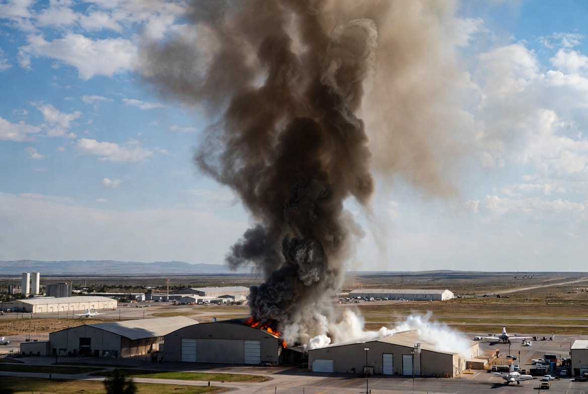 Mysterious fire erupts at Roswell site linked to 1947 UFO crash