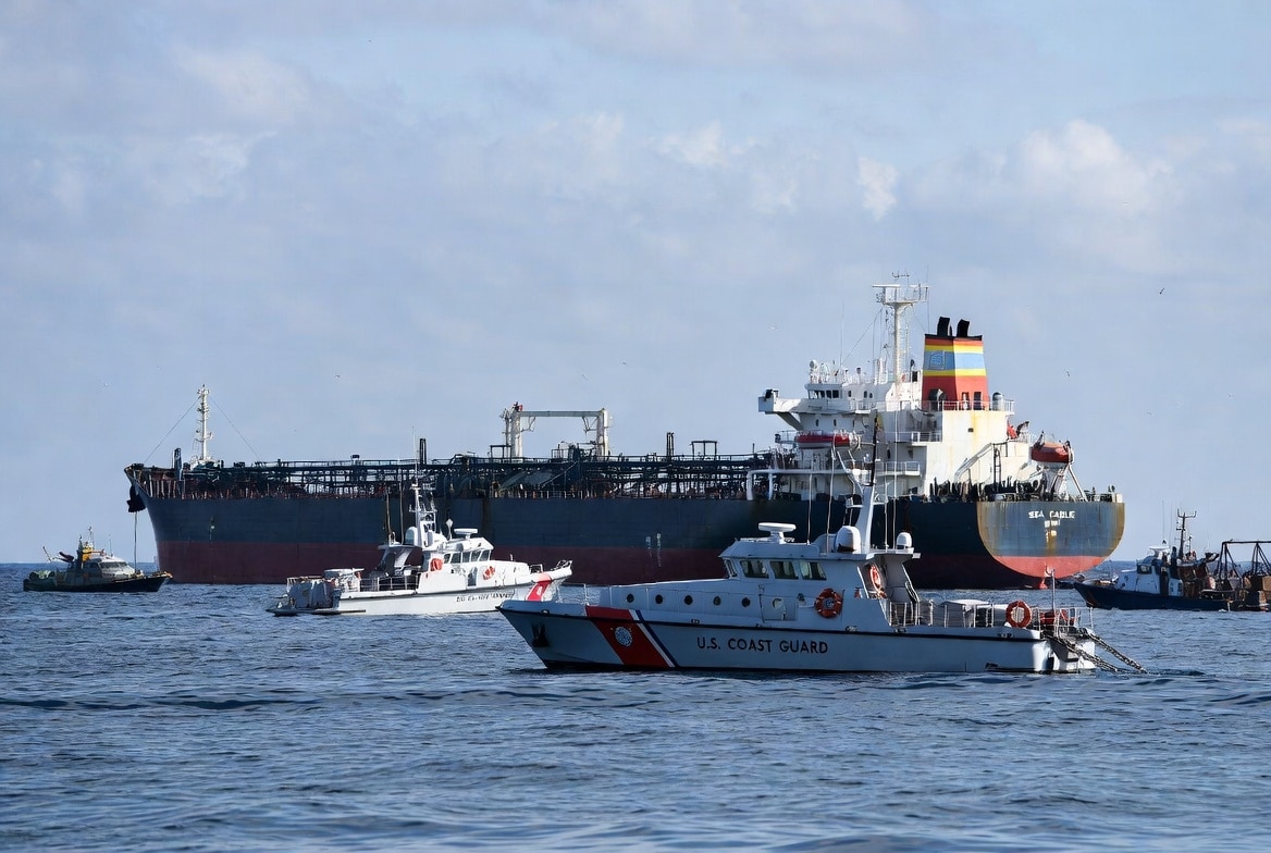 The U.S. has seized an oil tanker off the coast of Venezuela