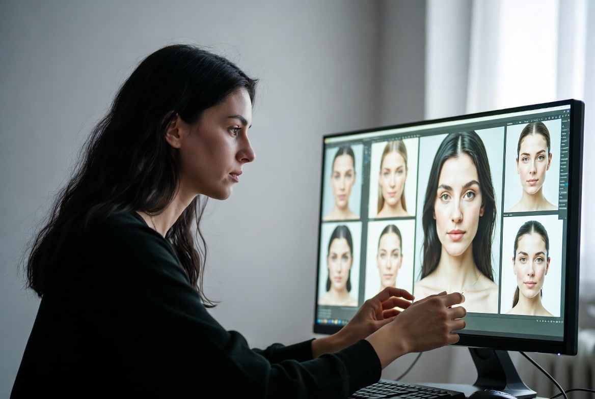 Woman suffers “AI Psychosis” from obsessively generating AI images of herself