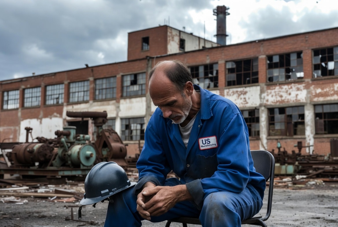 Manufacturing shrinks for 9th month in a row, ISM finds. Tariffs hurt sales and keep lid on hiring