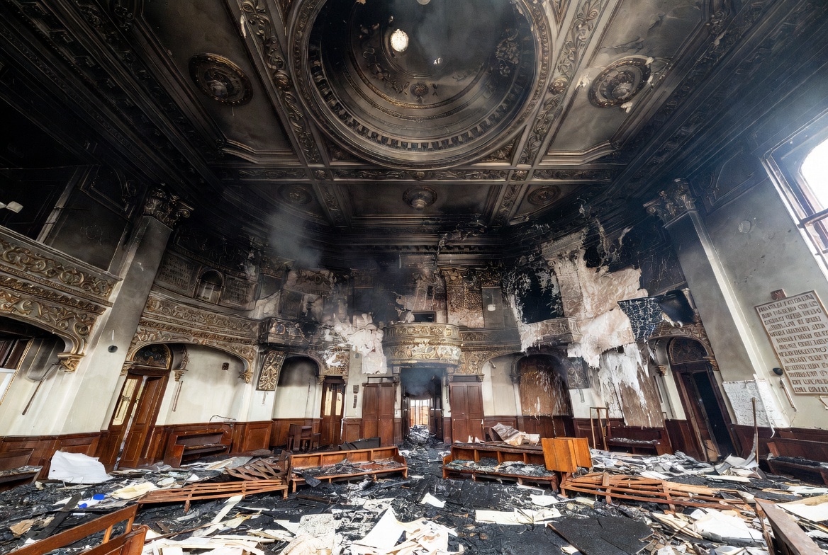 Mississippi’s largest synagogue set on fire in arson attack
