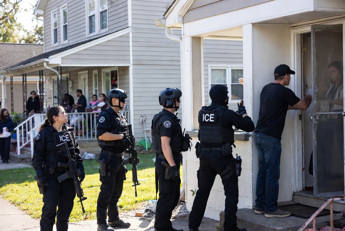 ICE describes recent immigration event as “wartime” in America
