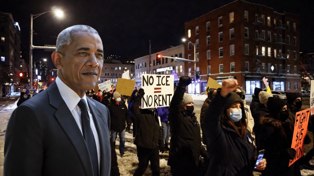 Obama enters the drama stirring the pot and stoking the flames of Minnesota unrest