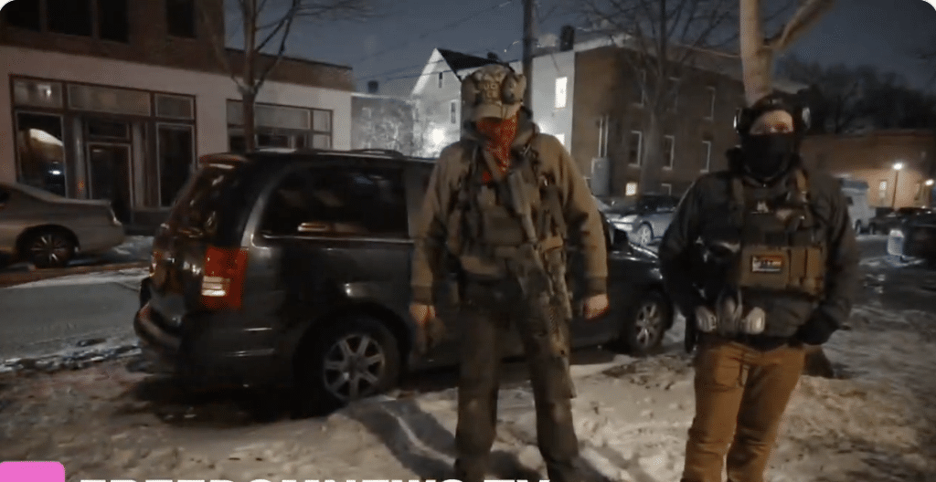 Residents in Minneapolis are now standing guard with rifles