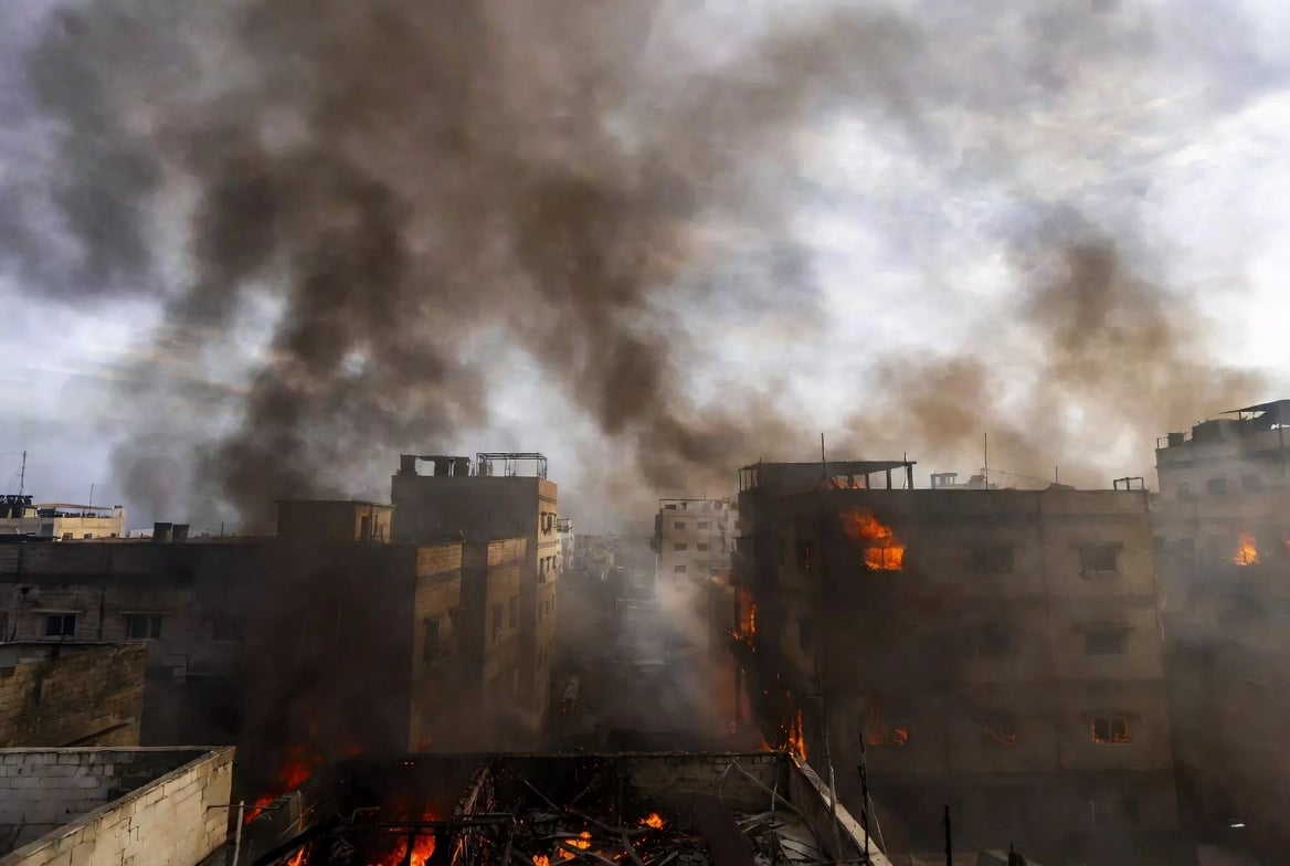 Israel carries out military strikes against seven Hezbollah sites in two waves of strikes across southern Lebanon