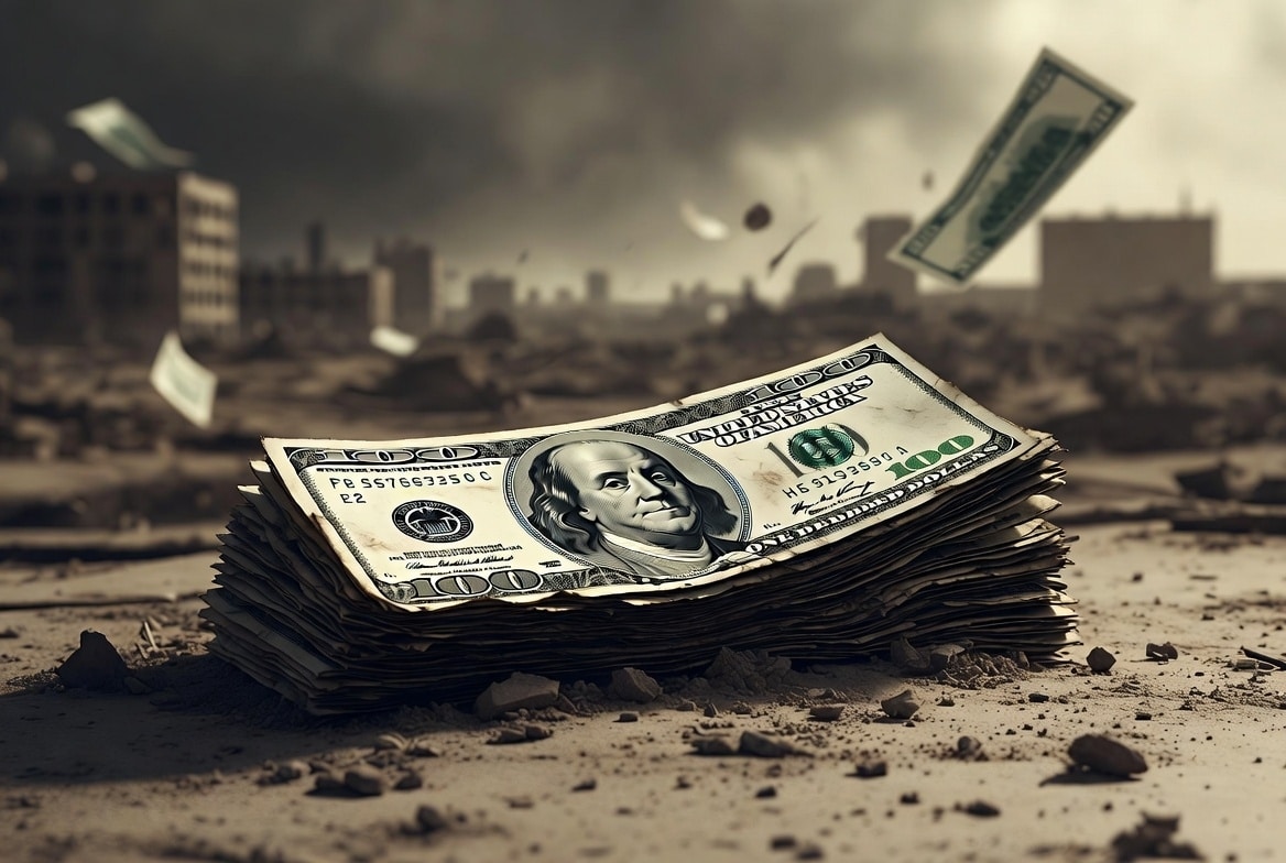 The US Dollar is on course for the largest drop in almost a decade