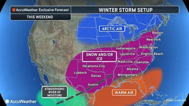 DEVELOPING: Forecasters warn of a ‘potentially catastrophic’ storm from Texas to the Carolinas