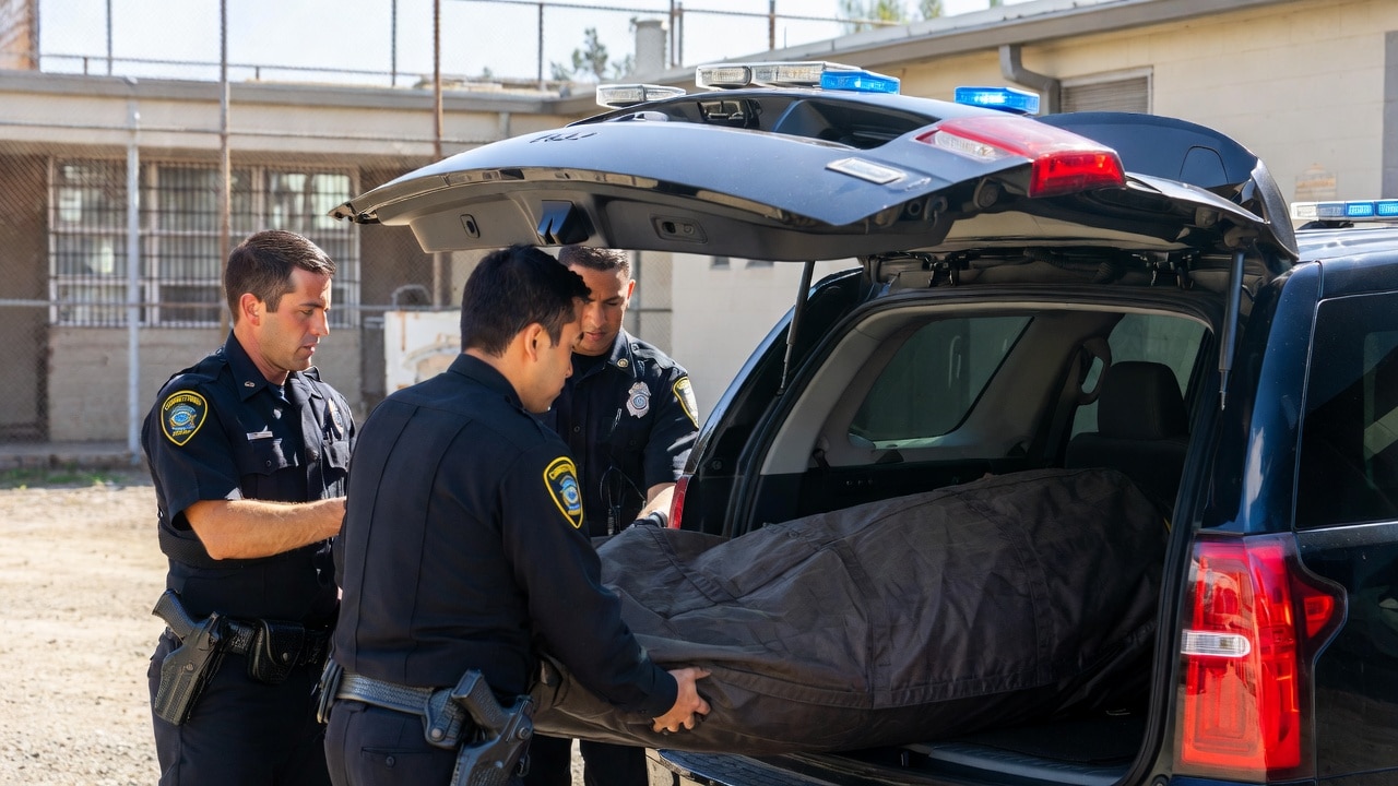 Epstein jail guards used ‘fake body’ to trick media waiting outside the prison while paedophile’s real corpse was loaded into van ‘unnoticed’,