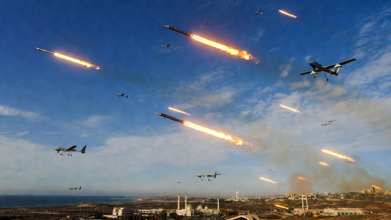 Iran launches ballistic missiles and drones at UAE and Israel in retaliation