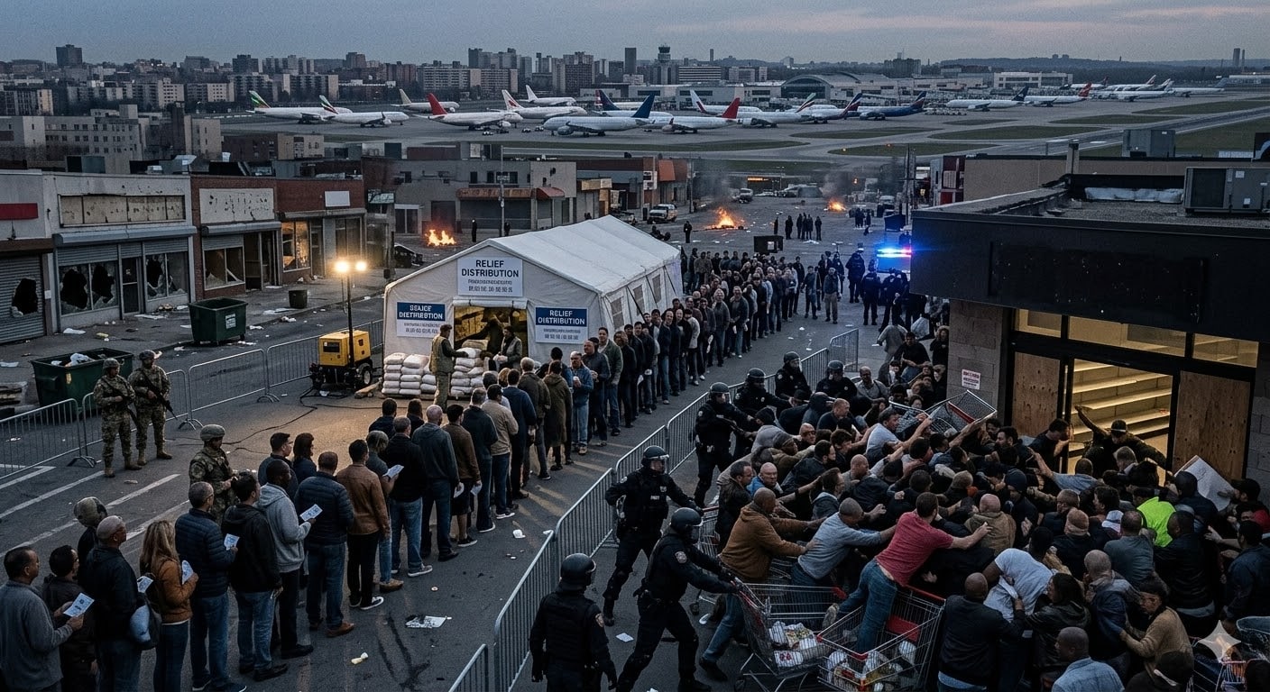 Experts warn of food rationing, panic-buying, planes grounded and an economic chaos far worse than Covid