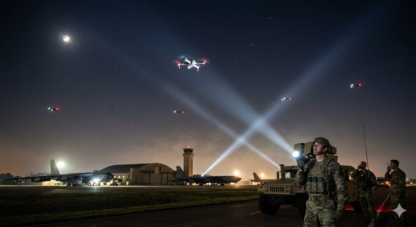 ‘Multiple waves’ of unauthorized drones recently spotted over strategic US Air Force base