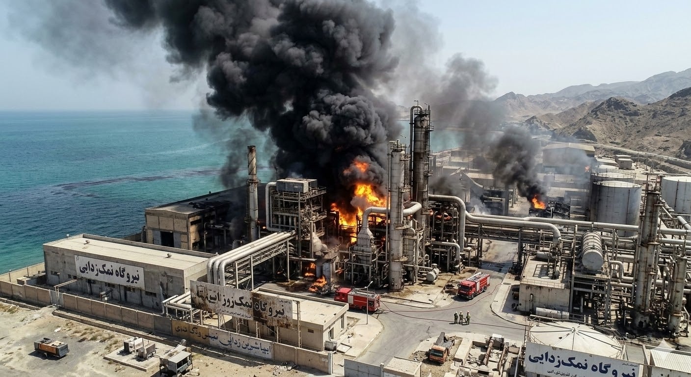 UAE launches first strike inside Iran, targets desalination plant