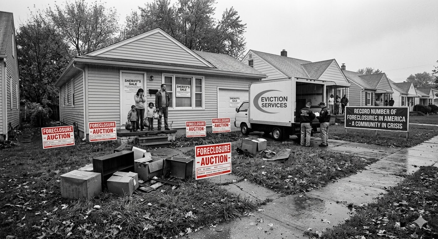 Banks are seizing thousands of properties as foreclosures reach record numbers