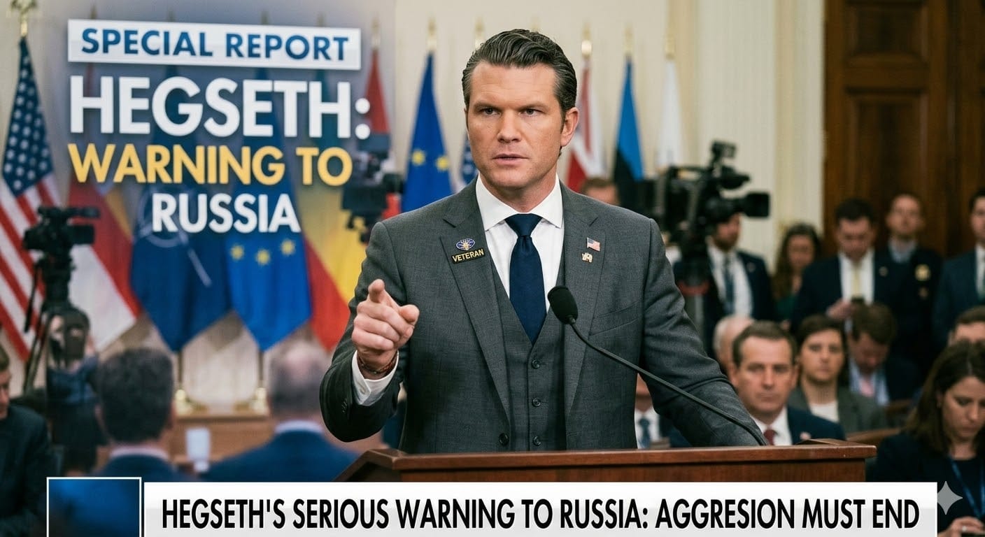 Pete Hegseth just gave a warning to Russia for sharing intel with Iran
