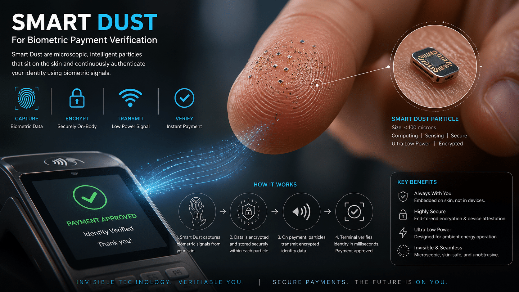 Wells Fargo Patent Describes ‘Smart Dust’ for Biometric Payment Verification